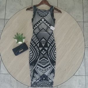Bodycon Patterned Dress